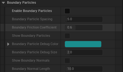 Boundary Particle Details